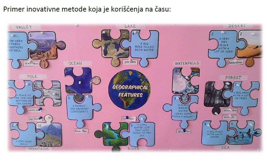 Primer inovativne metode koja je korištena na času