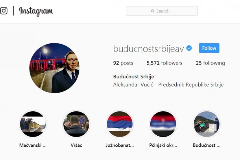 aleksandar-vucic-instagram-profil2-830x553