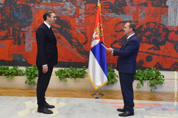 Aleksandar Vucic i Entoni Godfri